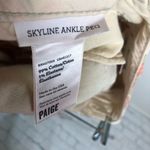 Paige Skyline Ankle Peg Floral Jeans Size 26 Photo 3