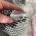 Columbia PFG Clemson Tiger Black White Gingham Print Short Sleeve Shirt Size XL Photo 3