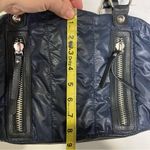 LP/LP quilted‎ puffer purse navy blue 14” x 8.5” x 4” Black Photo 11