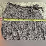 Urban Romantics  Wrap Skirt Tan Black Cheetah Animal Print Wrap Midi Animal Print Photo 2