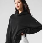 Alo Yoga Women's Black chill Hoodie Sweater Photo 0