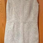 Kenneth Cole  Grey Sleeveless Cinched Waist Asymmetrical Front Slit Dress‎ Size 8 Photo 0