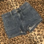 American Eagle GUC SHORTS Women’s Size 2 AEO HI-RISE SHORTIE Super Stretch Short Photo 5