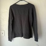 Carhartt Women's Charcoal Gray Long Sleeve Striped Sweatshirt L Workwear Western Photo 4