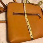 Mustard Yellow Dome Crossbody Bag with Dalmatian Lining Orange Photo 3