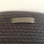 Elizabeth and James Elizabeth‎ and James Drawstring Black Bucket Bag Purse With Beaded Round Handles Photo 1