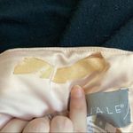 AMSALE Blush Pink Halter Mini Dress Bridesmaid Rose Detail Size 8 G577C Photo 6