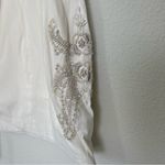 Reformation NWT The Collection Beaded Iliana Mini Dress in White, 10 Photo 6