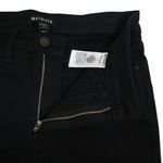 Athleta Womens 4 Petite Flex Kick Flare Jeans in Black Photo 7