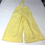 Adam Lippes  Tie Waist Wide Leg Pants Yellow Size 8 Photo 6