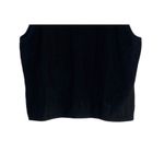 Lane Bryant  Sleeveless Beaded Shimmery Blouse Lightweight Stretch 26 / 28 Black Photo 7