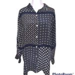 Vintage Women's Norton & Wilson Italian Silk Blouse Size 46 /‎ US L (10) Brown Size L Photo 0