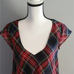 Like Mynded Plaid Short Sleeve Sheath Dress S Photo 3