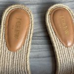 J.Crew  Beige and White Striped Slide Sandals Photo 2