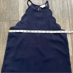 Cooperative Urban Outfitters  Navy Blue Mini Dress High Neck Scalloped Size XS Photo 9