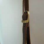 Strada Woven Crossbody Bag‎ Brown Trim Small Purse Shoulder Bag Tan Photo 3