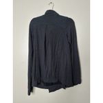 Lululemon Coast Wrap Jacket Women 8 Gray Relaxed Thumb Holes Activewear Photo 5