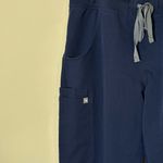 FIGS  Technical Collection Navy Blue Scrub Pants Photo 4