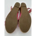 LL Bean Pink Polka Dot Slingback Wedge Sandals Heels Size 10 EUC!!! Photo 2