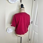 PINK - Victoria's Secret  by 5th & Ocean Texas A&M Maroon Cropped TShirt Sz M Photo 12