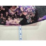 Andrée Andree by Unit Dark Romantic Floral Peasant Blouse Size1X Plus Long Sleeve Flowy Photo 10