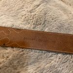 Chico's  Purple Studded Belt Size Large Metallic Womens Leather Made In India Photo 2