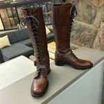 Colin Stuart Boots Elegant Chestnut Lace-Up   Collection 7 1/2 Like New Gorgeous! Photo 1