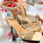 Vince Camuto NEW  Brevern Sandal Cream and Diamond Detail Heels Size 7.5 Photo 1