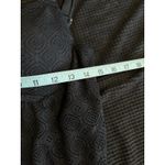 Tankini Swim Top Crochet Black Solid Size XL Molded Cups Lined Wide Adj Straps Photo 3