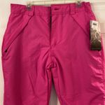 Sportcaster Womens Skiing Pants size L but waist adjustable color pink Size L Photo 1