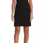Alice + Olivia Kristiana Pearl Embellished Fitted Black Sheath Mini Dress Size 2 Photo 0