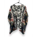 Angie  sz S Womens Floral Paisley Open Front Kimono‎ Sweater Boho Hippie Festival Photo 1