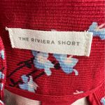 Loft Red Cherry Blossom Floral Print Riviera Shorts Photo 5