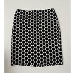 Women's New York & Company Skirt Size 8 Black and White Polka Dot Photo 1