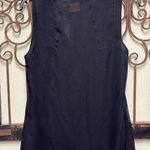 Tory Burch  black silk sleeveless button down top Photo 1