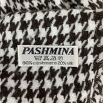 Pashmina  Scarf Wool Silk Brown Striped Fringe Wrap Shawl Boho Chic Photo 2