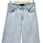 Risen Jeans Light Blue Wash High Rise Wide Leg Cropped Denim Women’s Size 29 | 8 Photo 5