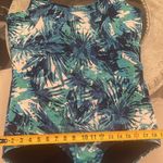 Sporti Aquarelle Palm Chlorine Resistant Scoop Back One Piece Swimsuit size 16 Blue Photo 6
