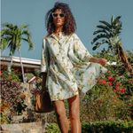 Tuckernuck Aqua Watercolor Royal Shirt Dress size xs nwt easter wedding size xs Photo 2