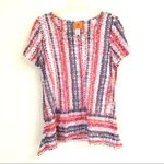 Ruby Rd . Tried & True studded detail burn out blouse M Photo 1