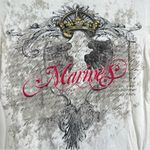 Vintage Y2K Wings Apprime Apparel Marines Cotton Baby T Shirt Women’s Medium White Photo 2