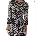 White House | Black Market Chevron Crochet Knit Tunic Dress Size M Semi Sheer Y2k Photo 11