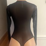 Arden B Buauty Sheer Mesh Top See Through Leotard Jumpsuit Snap... Photo 7