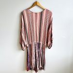 KORI America Plus Boho Romper Sz 1XL Pink Photo 3