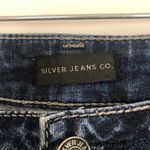 Silver Jeans Boyfriend Womens 25 Whiskered Stretch Distressed Western Cowgirl Blue Photo 1