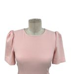 Veronica Beard  Amar Dress Sheath Short‎ Puff Sleeve Blush Pink Size 00 Photo 3