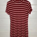 Wild Fable red black white striped ruffle too sundress Photo 3