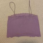 Women’s teen Lavender Purple XS crop tank top Photo 5