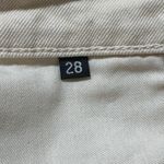 ASKK NY Sunset 90s Boyfriend Jean High Rise Straight Leg in Cream White Size 28 Photo 7