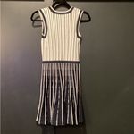 Jason Wu  collective Sleeveless Blue White Stripe pleated knit Mini Casual dress Photo 11